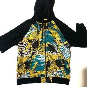 Versace hoodie, zip up